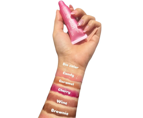 Lip Balm Con Peptidos Hidratante Girly - Wine