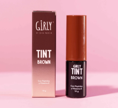 Tinta Para Labios Y Mejillas Con Péptidos Girly - Tono Brown