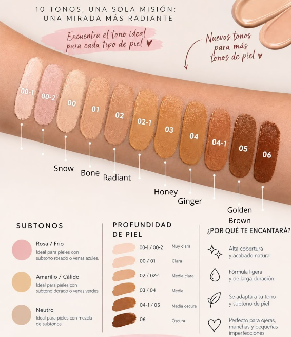 Nuevo! Corrector Liquido Alta Cobertura Bonita Anik - Tono 02 CA2668