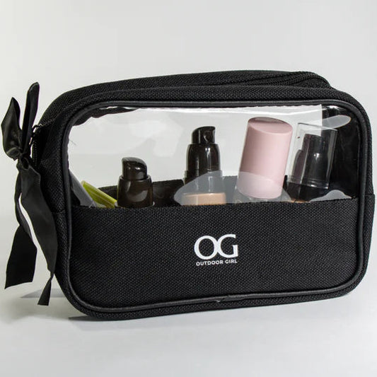 Cosmetiquera Negra Tejida OG Pequeña ZW1N