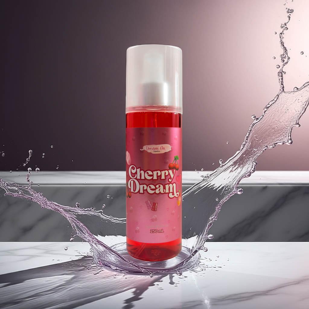 Splash Corporal Aqua Refresh Dream On Cosmetics 250mL - Cherry Dream DRM23