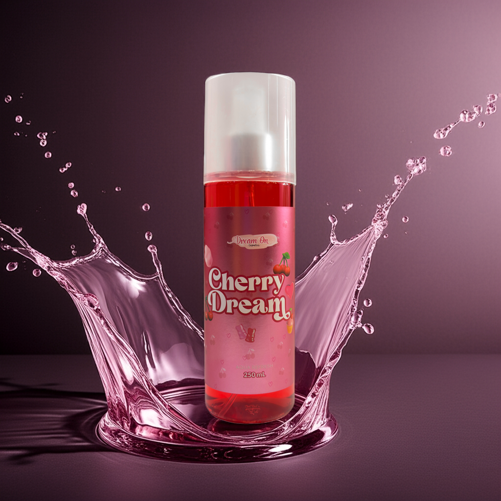 Splash Corporal Aqua Refresh Dream On Cosmetics 250mL - Cherry Dream DRM23