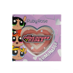Iluminador Corazon Mosaico Tono 02 Chicas Superpoderosas  Ruby Rose PW-1012-2