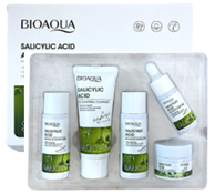 Kit Mini Salicilico:  Jabón, Tónico,Serúm, Crema, Locion Bioaqua BQY09603