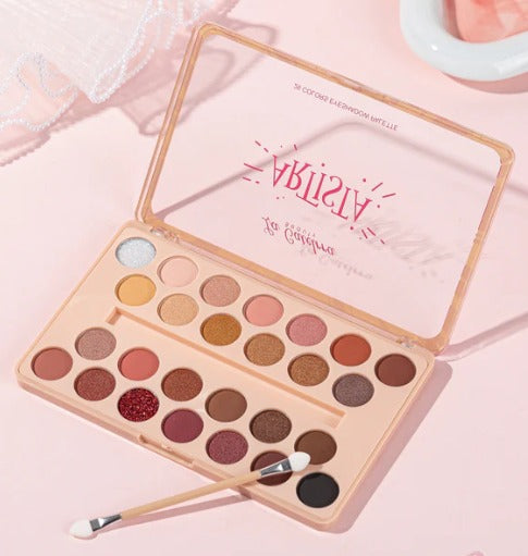 Paleta De Sombras Con Aplicador Artista 26 Colores Kevin & Coco