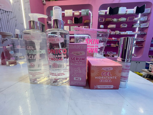 Kit Facial 5 Productos Grande: Dream On Cosmetics DRMK5G