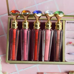 Labial Liquido Matte Con Empaque Con Diamante Lamelia L-1042