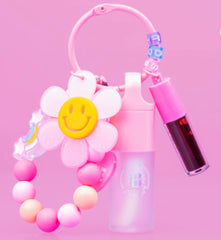 Llavero Flor Bloomshell: Duo Bow Mimosa + Mini Tinta| Gloss Grande BL-BCK111