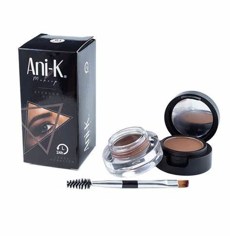 Kit de Maquillaje para Cejas Gel y Polvo con Brocha CA567 Anik - Tono 03