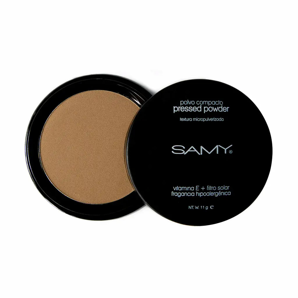 Polvo Compacto Micropulverizado con Vitamina E + Filtro Solar #10 Ambar Samy