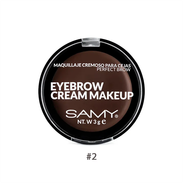 Pomada Para Cejas Cremosa Samy Tono 02 Medio