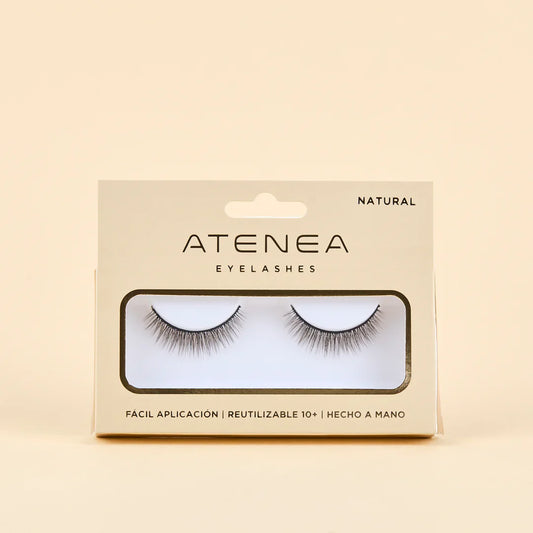 Pestañas Postizas 3D Con Adhesivo Atenea I NATURAL