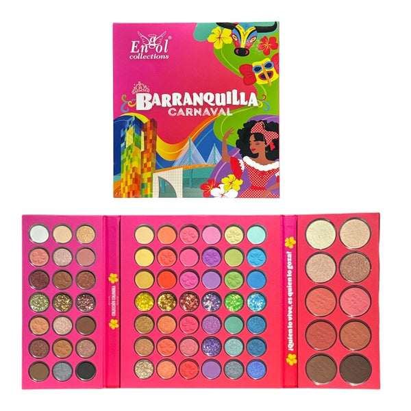 Paleta de Sombras Barranquilla Tono Pro Engol BQ-707