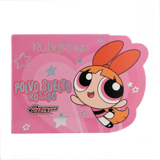 Polvo Suelto Rosado Micropulverizado Chicas Superpoderosas - Ruby Rose PW-1013