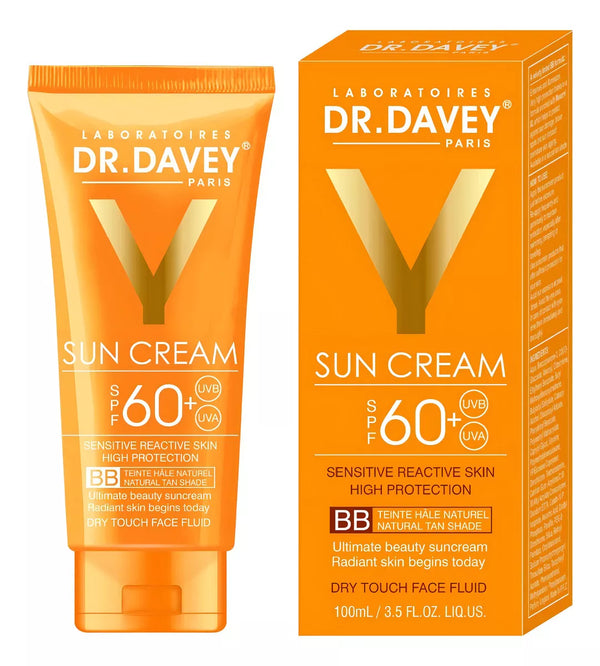 Protector Solar con Color Natural 60 SPF Dr Davey DV-6375