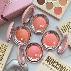 Rubor Luminoso Pearl Blush Con Espejo MYK Tonos Surtidos MYK6212