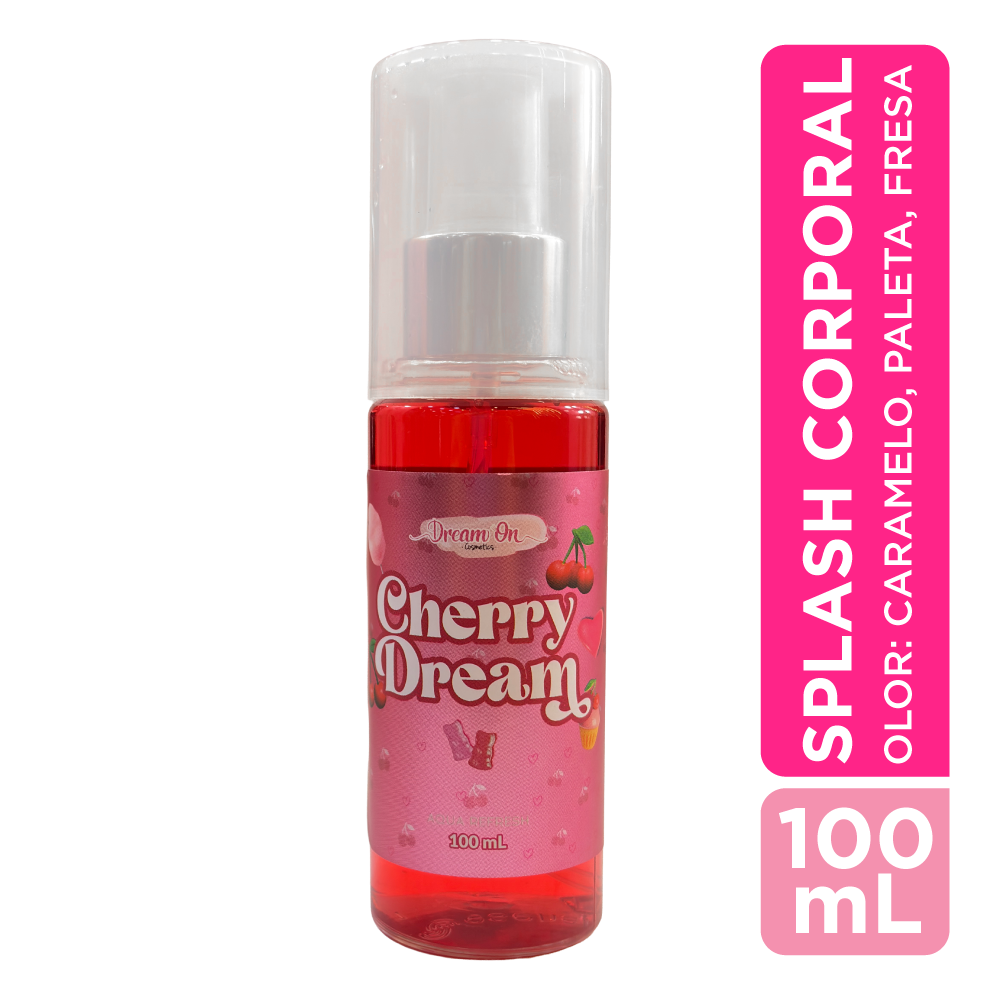 Splash Corporal Aqua Refresh Dream On Cosmetics 100mL - Cherry Dream DRM29