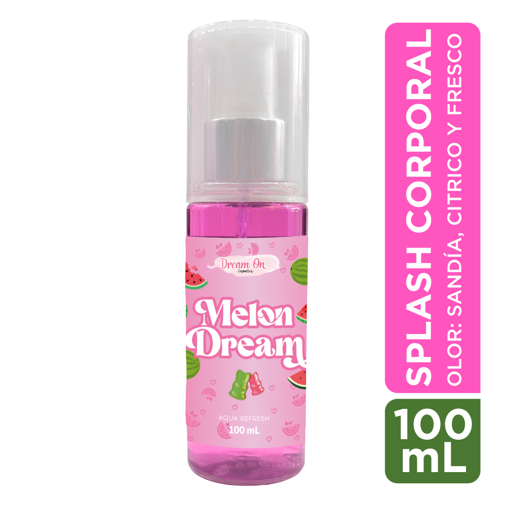 Splash Corporal Aqua Refresh Dream On Cosmetics 100mL - Melon Dream DRM28