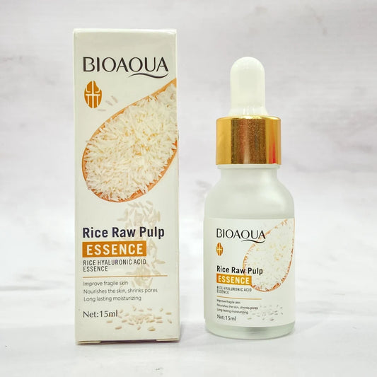 Suero 15mL Facial Aclarante Extracto Arroz Y Acido Hialuronico Bioaqua BQY11428