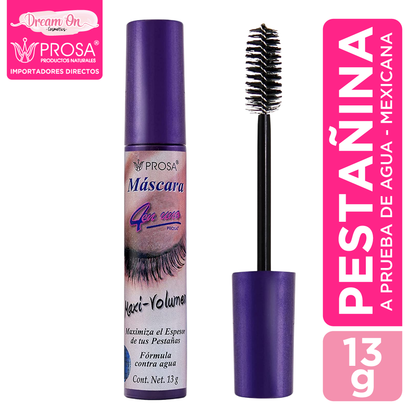 Pestañina Maxi Volumen Nylon - Alargamiento - A Prueba de Agua - Prosa 15153