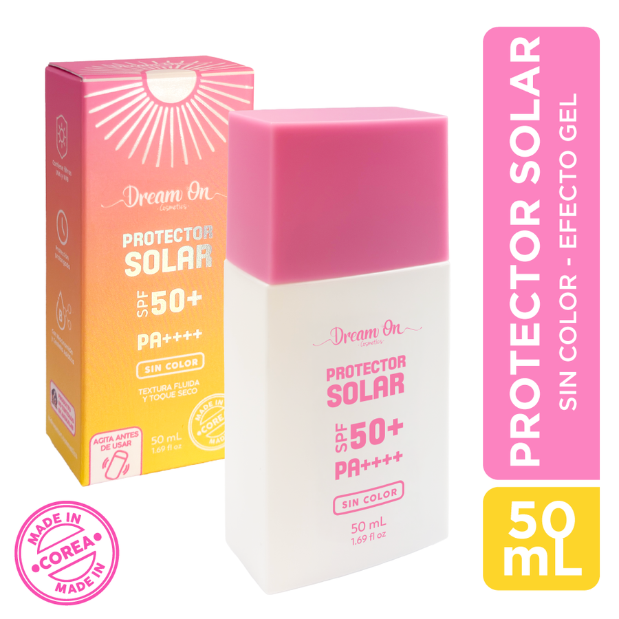 Protector Solar con y Sin Color