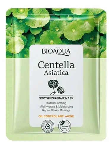 Mascarilla En Velo Facial Anti Edad Centella Asitica Bioaqua BQY91037