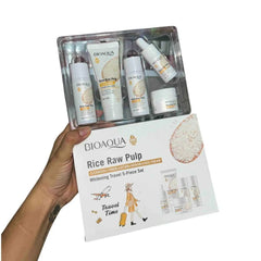 Kit Mini Arroz:  Jabón, Tónico,Serúm, Crema, Locion Bioaqua BQY6167