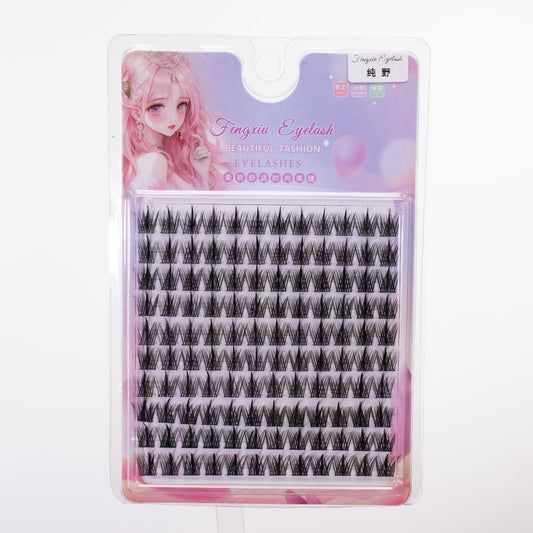 Set De Pestañas Cluster Individuales Maxima Extension Beautiful Fashion