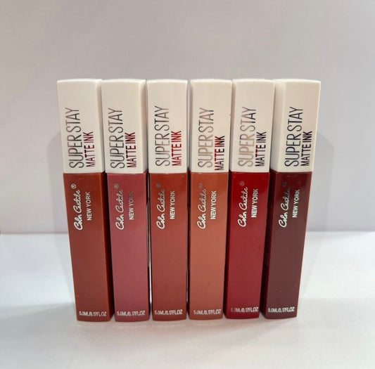 Labial Liquido Super Stay Color Castle Larga Duración Tonos Surtidos