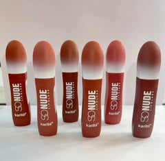 Labial Matte So Nude Karité Larga Duración Tonos Surtidos