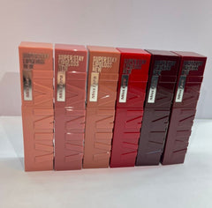 Labial Liquido Vinyl Super Stay Matte Larga Duración Miis Lara Tonos Surtidos