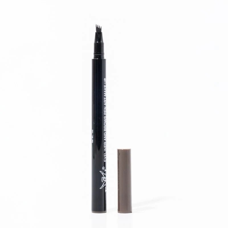 Lapiz Microblanding 4 Pelos Tono Oscuro Engol EYE-3106