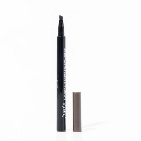 Lapiz Microblanding 4 Pelos Tono Oscuro Engol EYE-3106
