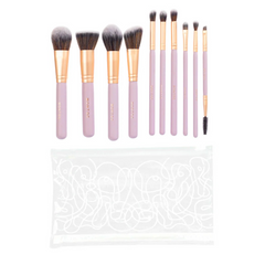 Kit de Brochas Singolare X10 Pofesional Pelo Torai - Mure LP631 Lila