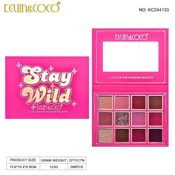 Paleta De Sombras Stay Wild Con Espejo Kevin Y Coco KC244133