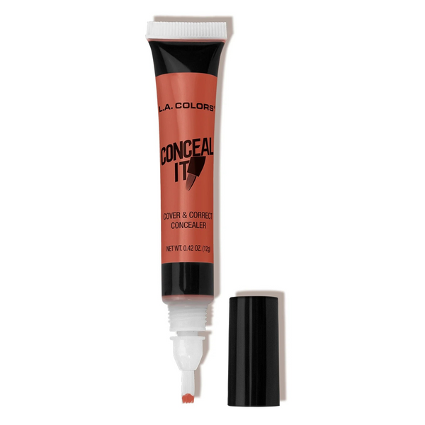 Corrector Liquido Conceal It Con Aplicador LA Colors Tono Orange CC561