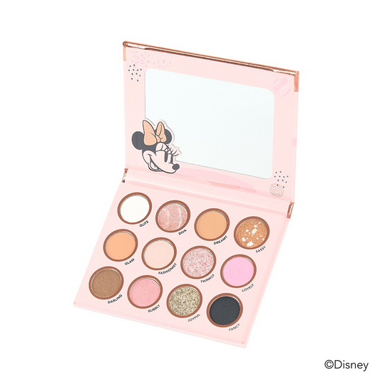 Paleta De Sombras 12 Tonos Edicion Minnie Mouse By Miis Cosmetics