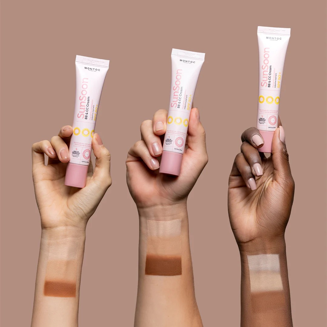 Protector Solar SunSoon + BB & CC Cream SPF50+ 30ML Montoc- Tono Light