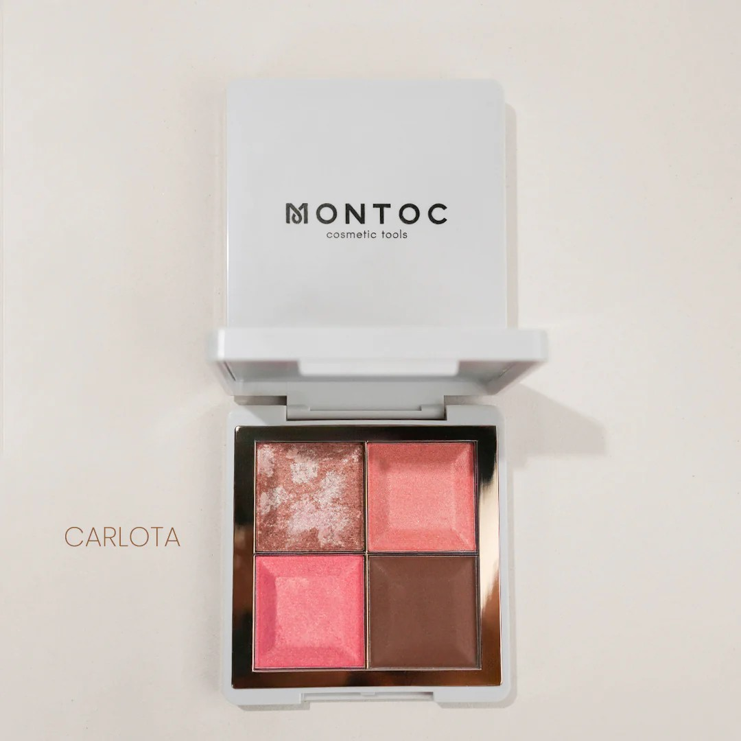 Paleta de Bronceador + Rubor + Iluminador Light Set Montoc - Carlota