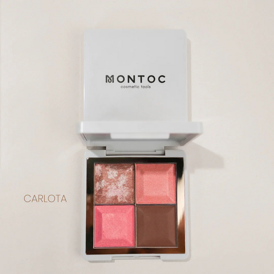 Paleta de Bronceador + Rubor + Iluminador Light Set Montoc - Carlota