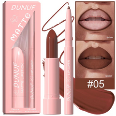 Kit Lapíz De Labios + Labial En Barra Matte Tonos Surtidos NCK68