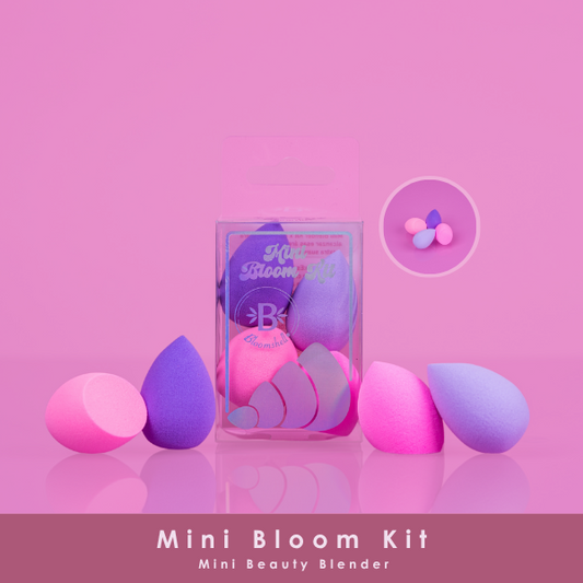 Set Mini Beauty Blender X4 Unidades Bloomshell BL-BA0739