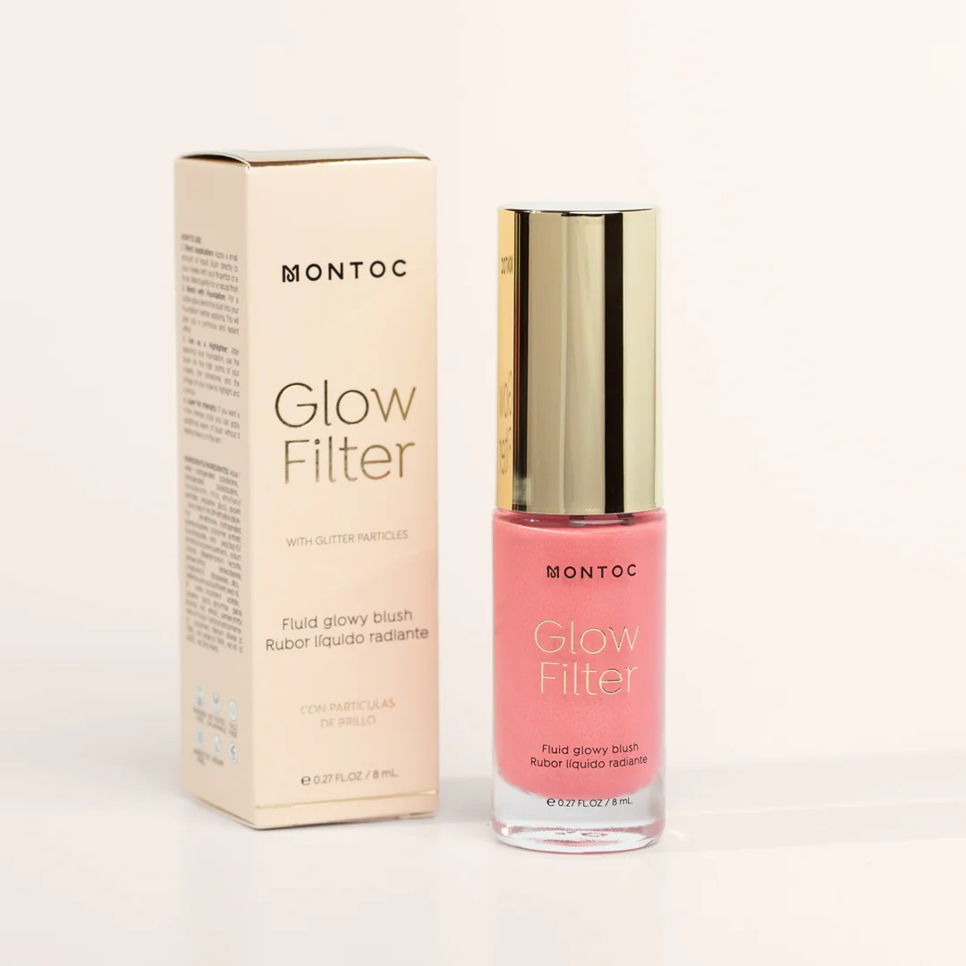 Rubor Liquido Glow Filter Montoc Tono Guayaba 1,0