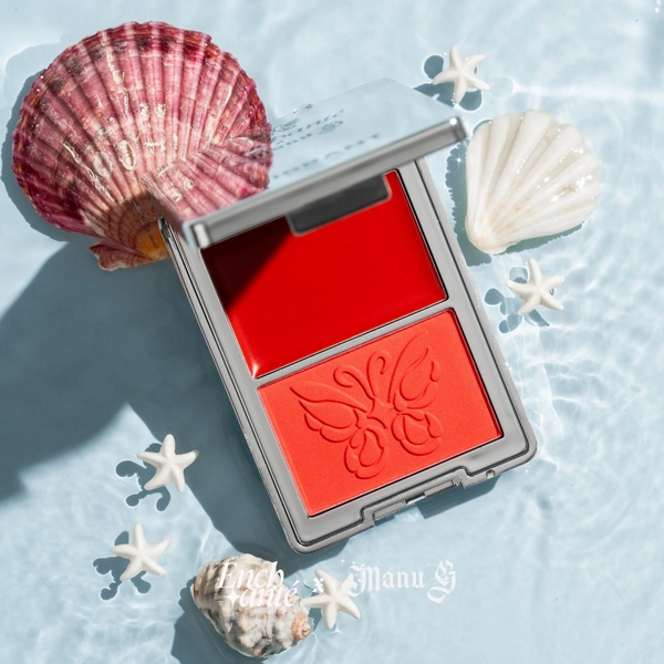 Rubor Vibrant Blush Duo Mermaid Blood Colección By Manu G Enchanté EC031