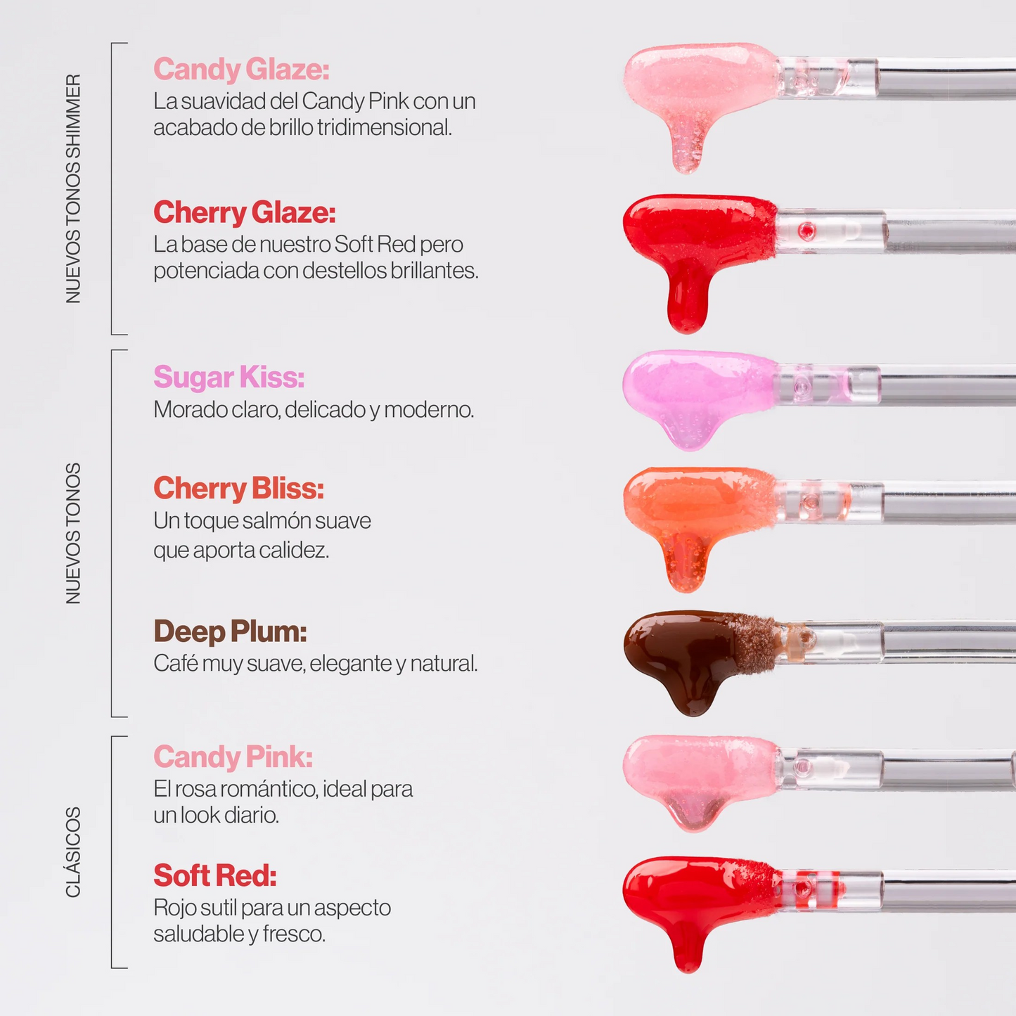 Lip Oil Shimmer Para Labios Atenea Profesional|Candy Glaze