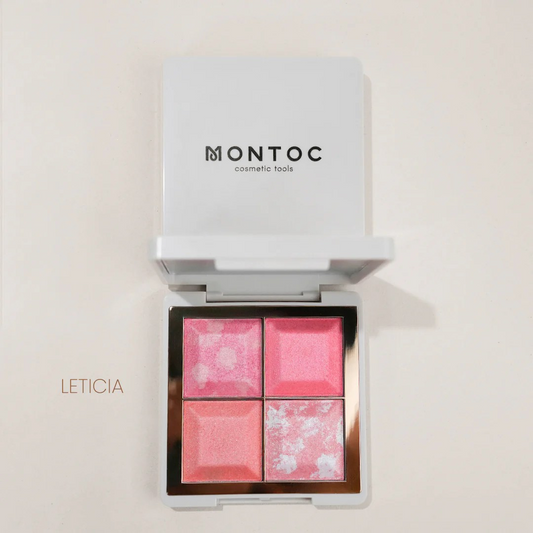 Paleta de Bronceador + Rubor + Iluminador Light Set Montoc - Leticia