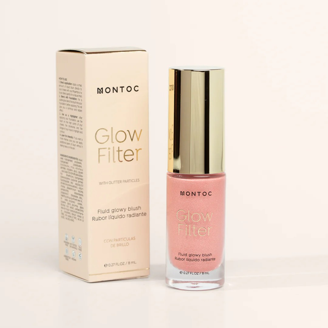 Rubor Liquido Glow Filter Montoc Tono Pitaya 3,0