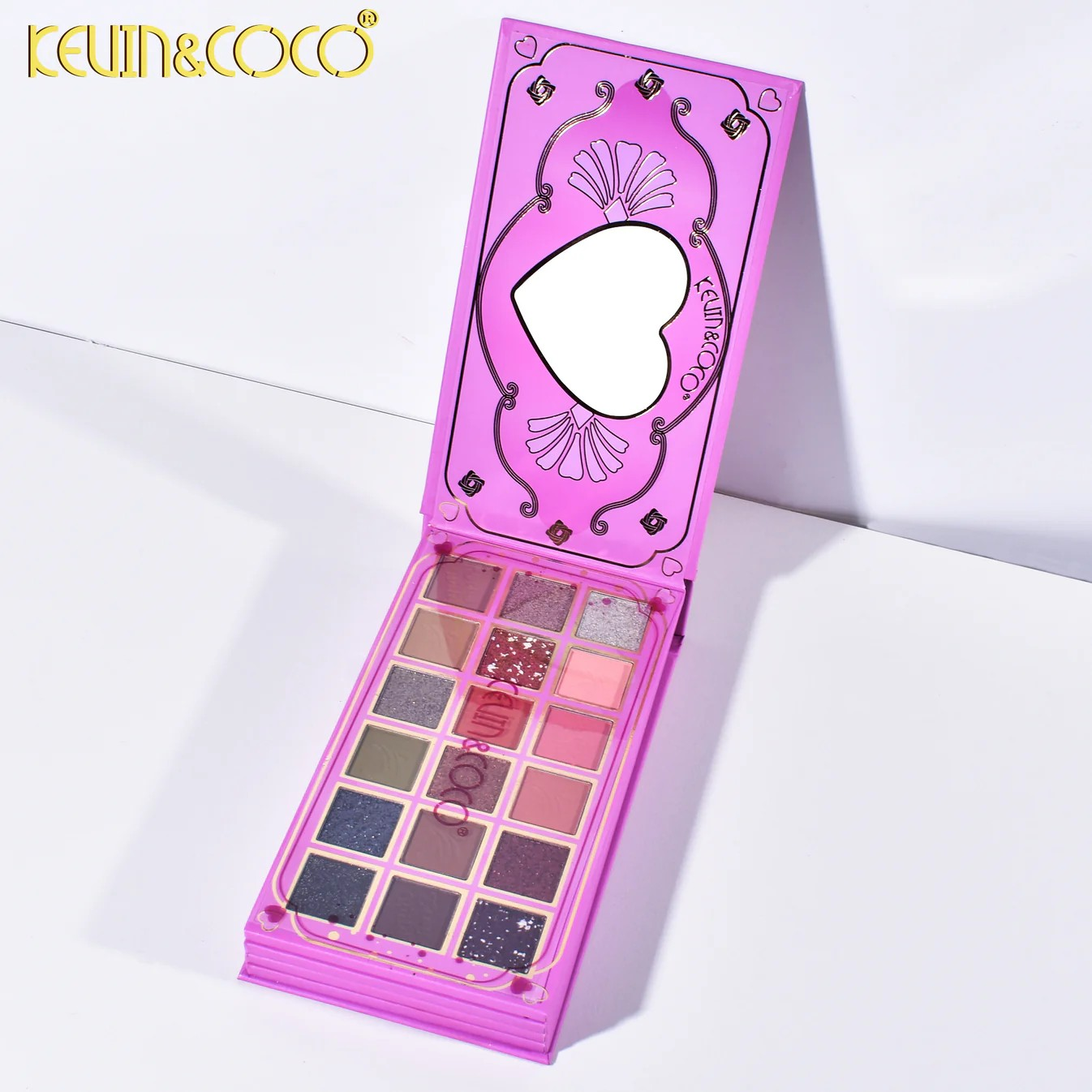 Libro de Paleta De Sombras, Contornos, Rubores e Iluminadores Kevin & Coco