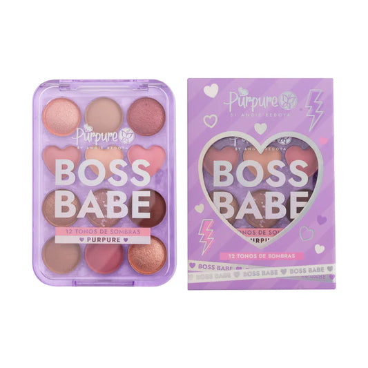 Paleta De Sombras Pequeña Boss Baby 12 Tonos Purpure ABM24-024A