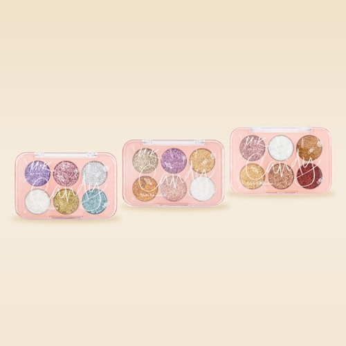 Paleta Glitter para Ojos 6 Tonos Candy MYK-6157